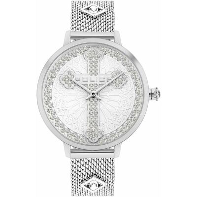 Police, Montre, Socotra, Argent, (Horloge analogique, 36 mm) Police, Montre, Socotra, Argent, (Horloge analogique, 36 mm)