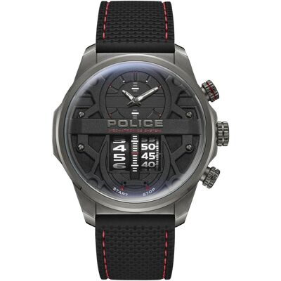 Police, Montre, Rotorcrom, Noir, (Chronographe, Horloge analogique, 44 mm) Police, Montre, Rotorcrom, Noir, (Chronographe, Horloge analogique, 44 mm)