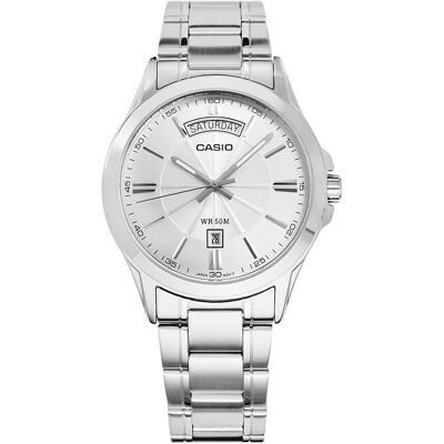 Casio Montre, MTP-1381D-7A, Argent, (Horloge analogique, 39.90 mm) Casio Montre, MTP-1381D-7A, Argent, (Horloge analogique, 39.90 mm)
