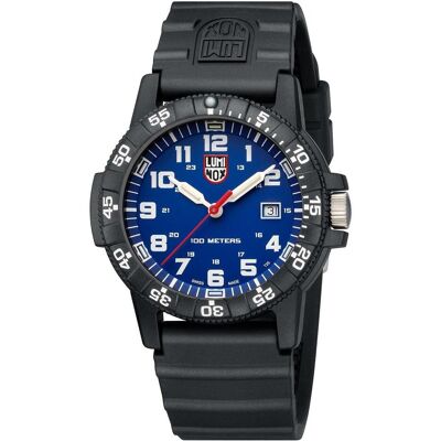 Luminox, Montre, Tortue luth tortue de mer géante Série 0320, Noir, Bleu, (Horloge analogique, 44 mm) Luminox, Montre, Tortue luth tortue de mer géante Série 0320, Noir, Bleu, (Horloge analogique, 44 mm)