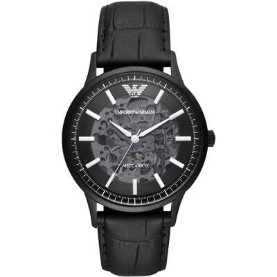 Giorgio Armani Emporio Armani, Montre, Renato, Noir, (Horloge analogique, 43 mm) Giorgio Armani Emporio Armani, Montre, Renato, Noir, (Horloge analogique, 43 mm)