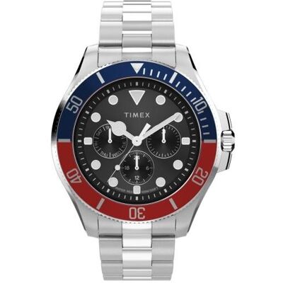 Timex, Montre, Harborside Coast TW2Y33300UK, Argent, (Horloge analogique) Timex, Montre, Harborside Coast TW2Y33300UK, Argent, (Horloge analogique)