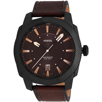 Fossil, Montre, Machine, Noir, (Horloge analogique, 49 mm) Fossil, Montre, Machine, Noir, (Horloge analogique, 49 mm)