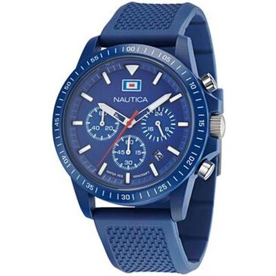 Nautica, Montre, NAPNOF3S7, Bleu, (Horloge analogique, 42 mm) Nautica, Montre, NAPNOF3S7, Bleu, (Horloge analogique, 42 mm)