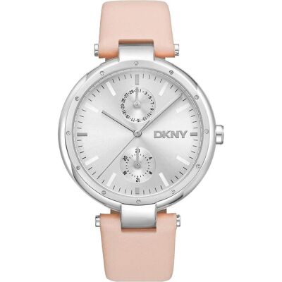 DKNY, Montre, Downtown Multi - DK1L066L0015, Pink, Argent, Gris, (38 mm) DKNY, Montre, Downtown Multi - DK1L066L0015, Pink, Argent, Gris, (38 mm)