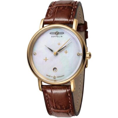 Zeppelin, Montre, 7131-5 Luna, Or, (Horloge analogique) Zeppelin, Montre, 7131-5 Luna, Or, (Horloge analogique)