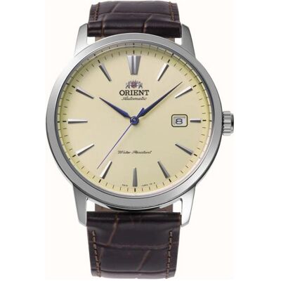 Orient, Montre, Bambino Automatic RA-AC0F16S30B Herrenuhr, Marron, Beige, Gris, (Horloge analogique, 41 mm) Orient, Montre, Bambino Automatic RA-AC0F16S30B Herrenuhr, Marron, Beige, Gris, (Horloge analogique, 41 mm)
