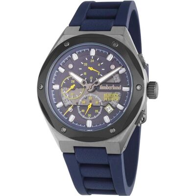 Timberland, Montre, TDWGQ2231201 Abbotville Montre Homme 45mm 5ATM, Bleu, Gris, (Chronographe, Horloge analogique, 45 mm) Timberland, Montre, TDWGQ2231201 Abbotville Montre Homme 45mm 5ATM, Bleu, Gris, (Chronographe, Horloge analogique, 45 mm)