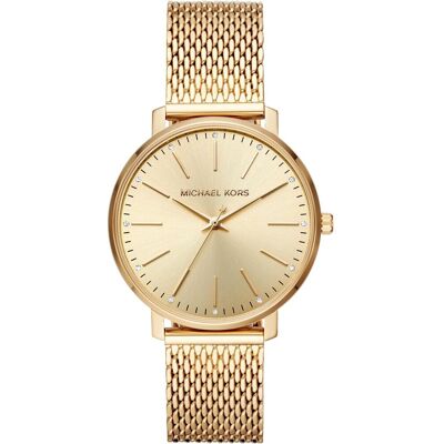 Michael Kors, Montre, Pyper Milanese, Or, (Horloge analogique, 38 mm) Michael Kors, Montre, Pyper Milanese, Or, (Horloge analogique, 38 mm)