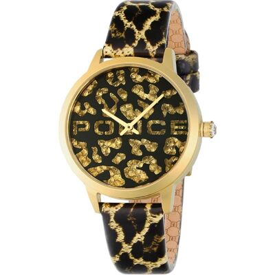 Police, Montre, Bagan, Marron, Or, (Horloge analogique, 36 mm) Police, Montre, Bagan, Marron, Or, (Horloge analogique, 36 mm)