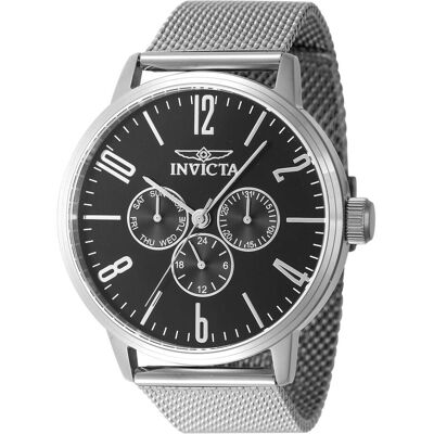 Invicta Montre, Spécialité - 47597, Argent, Gris, (Horloge analogique, 44 mm) Invicta Montre, Spécialité - 47597, Argent, Gris, (Horloge analogique, 44 mm)