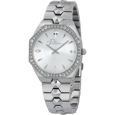Police, Montre, Montaria, Argent, (Horloge analogique, 35 mm) Police, Montre, Montaria, Argent, (Horloge analogique, 35 mm)