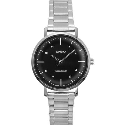Casio Montre, Timeless LTP-VT03D-1B, Argent, (Horloge analogique, 40 mm) Casio Montre, Timeless LTP-VT03D-1B, Argent, (Horloge analogique, 40 mm)