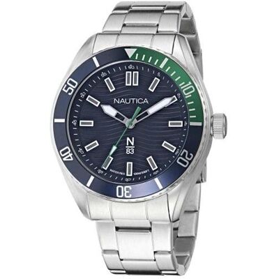 Nautica, Montre, NAPFWS502, Argent, (Horloge analogique) Nautica, Montre, NAPFWS502, Argent, (Horloge analogique)