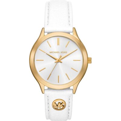 Michael Kors, Montre, Damenuhr, Or, Blanc, (Horloge analogique, 38 mm) Michael Kors, Montre, Damenuhr, Or, Blanc, (Horloge analogique, 38 mm)
