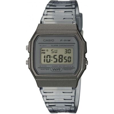 Casio Montre, F-91WS-8EF, Gris, (Horloge numérique, 36 mm) Casio Montre, F-91WS-8EF, Gris, (Horloge numérique, 36 mm)