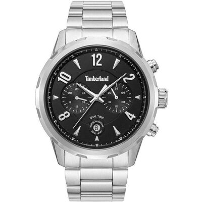 Timberland, Montre, Herrenuhr TDWGK0082901, Noir, Argent, (Horloge analogique, 46 mm) Timberland, Montre, Herrenuhr TDWGK0082901, Noir, Argent, (Horloge analogique, 46 mm)