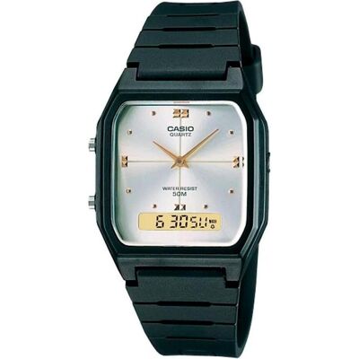 Casio Montre, AW-48HE-7AVDF, Noir, Blanc, (Montre connectée, 41 mm) Casio Montre, AW-48HE-7AVDF, Noir, Blanc, (Montre connectée, 41 mm)