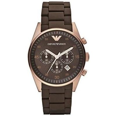 Giorgio Armani Emporio Armani, Montre, AR5890, Or, (Chronographe, Horloge analogique, 42 mm) Giorgio Armani Emporio Armani, Montre, AR5890, Or, (Chronographe, Horloge analogique, 42 mm)
