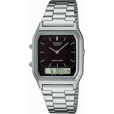 Casio Vintage, Montre, Aq-230a-1dmqyes, Argent, (Montre connectée, 27.80 mm) Casio Vintage, Montre, Aq-230a-1dmqyes, Argent, (Montre connectée, 27.80 mm)