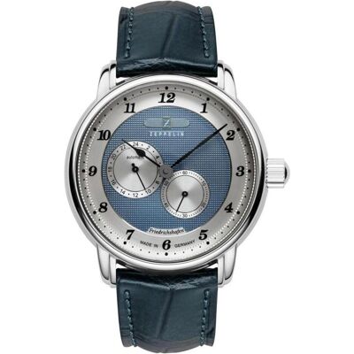 Zeppelin, Montre, Friedrichshafen 85683 Montre 40mm, Bleu, Argent, (Horloge analogique, 40 mm) Zeppelin, Montre, Friedrichshafen 85683 Montre 40mm, Bleu, Argent, (Horloge analogique, 40 mm)