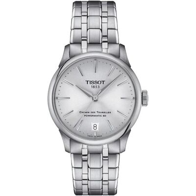 Tissot, Montre, Damenuhr CHEMIN DES TOURELLES (Ø 34 mm), Argent, (Swiss Made, 34 mm) Tissot, Montre, Damenuhr CHEMIN DES TOURELLES (Ø 34 mm), Argent, (Swiss Made, 34 mm)