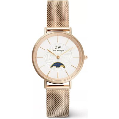Daniel Wellington, Montre, DW00100773, Rose, (Horloge à phases de la lune, Horloge analogique, 32 mm) Daniel Wellington, Montre, DW00100773, Rose, (Horloge à phases de la lune, Horloge analogique, 32 mm)
