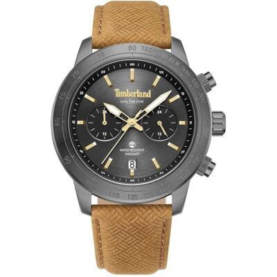 Timberland, Montre, Rayhnam, Gris, Marron, Beige, (Horloge analogique, 44 mm) Timberland, Montre, Rayhnam, Gris, Marron, Beige, (Horloge analogique, 44 mm)