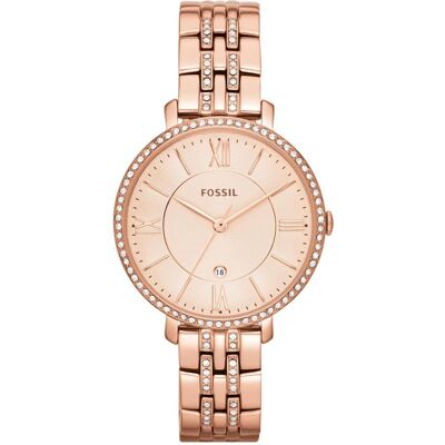 Fossil, Montre, Jacqueline, Or, (Horloge analogique, 38 mm) Fossil, Montre, Jacqueline, Or, (Horloge analogique, 38 mm)
