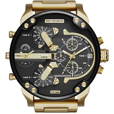 Diesel, Montre, Mr. Daddy 2.0, Or, (Chronographe, Horloge analogique, 57 mm) Diesel, Montre, Mr. Daddy 2.0, Or, (Chronographe, Horloge analogique, 57 mm)