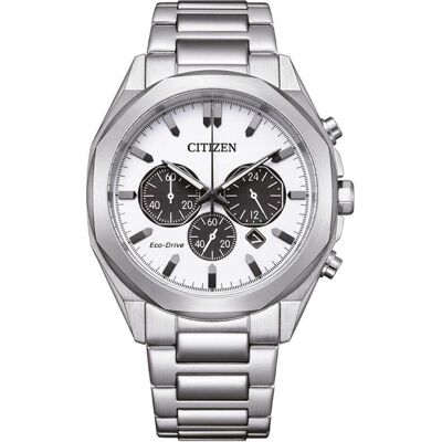 Citizen Montre, Cronografo Action, Argent, (Chronographe, 41 mm) Citizen Montre, Cronografo Action, Argent, (Chronographe, 41 mm)