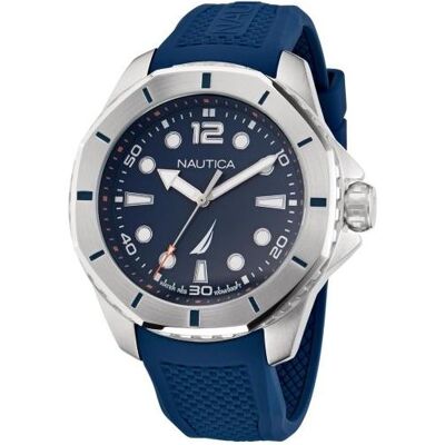 Nautica, Montre, NAPKMF201, Argent, (Horloge analogique) Nautica, Montre, NAPKMF201, Argent, (Horloge analogique)