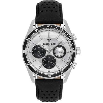 Daniel Klein, Montre, DK.1.14221-1, Argent, (Horloge analogique, 42 mm) Daniel Klein, Montre, DK.1.14221-1, Argent, (Horloge analogique, 42 mm)