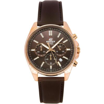 Casio Montre, Edifice EFV-650CL-5AVUDF, Or, Rose, (Horloge analogique, 44.50 mm) Casio Montre, Edifice EFV-650CL-5AVUDF, Or, Rose, (Horloge analogique, 44.50 mm)