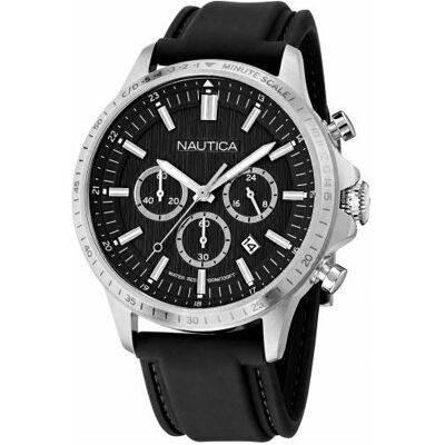 Nautica, Montre, NAPBOS502, Argent, (Horloge analogique) Nautica, Montre, NAPBOS502, Argent, (Horloge analogique)