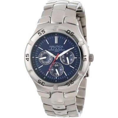 Nautica, Montre, N10061, Argent, (Horloge analogique) Nautica, Montre, N10061, Argent, (Horloge analogique)