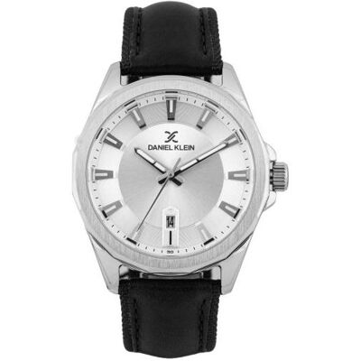 Daniel Klein, Montre, DK.1.14200-1, Argent, (Chronographe, Horloge analogique, 42 mm) Daniel Klein, Montre, DK.1.14200-1, Argent, (Chronographe, Horloge analogique, 42 mm)
