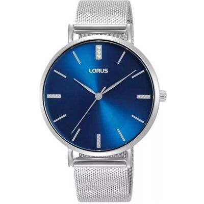 Lorus, Montre, RG267XX9, Argent, Bleu, (Horloge analogique, 40 mm) Lorus, Montre, RG267XX9, Argent, Bleu, (Horloge analogique, 40 mm)