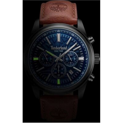 Timberland, Montre, Northbridge, Bleu, Marron, Noir, (Horloge analogique, 45 mm) Timberland, Montre, Northbridge, Bleu, Marron, Noir, (Horloge analogique, 45 mm)