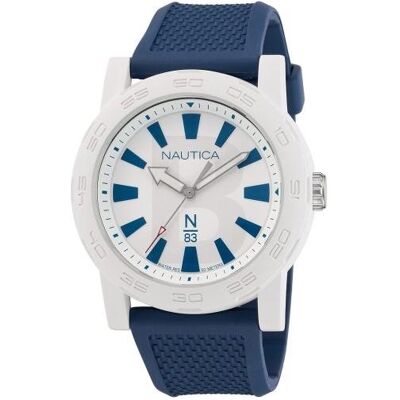 Nautica, Montre, Ayia Triada, Bleu, Multicolore, (Horloge analogique, 44 mm) Nautica, Montre, Ayia Triada, Bleu, Multicolore, (Horloge analogique, 44 mm)