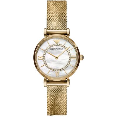 Giorgio Armani Emporio Armani, Montre, Gianni T-Bar, Or, (Horloge analogique, 32 mm) Giorgio Armani Emporio Armani, Montre, Gianni T-Bar, Or, (Horloge analogique, 32 mm)