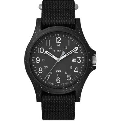 Timex, Montre, Ocean TW2V81900, Noir, (Horloge analogique, Montre de plongée, 43 mm) Timex, Montre, Ocean TW2V81900, Noir, (Horloge analogique, Montre de plongée, 43 mm)