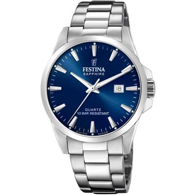 Festina, Montre, F20024/3, Argent, (Horloge analogique, 41 mm) Festina, Montre, F20024/3, Argent, (Horloge analogique, 41 mm)