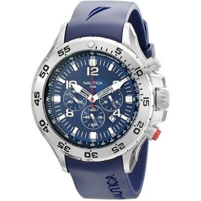 Nautica, Montre, N14555G, Argent, (Horloge analogique) Nautica, Montre, N14555G, Argent, (Horloge analogique)