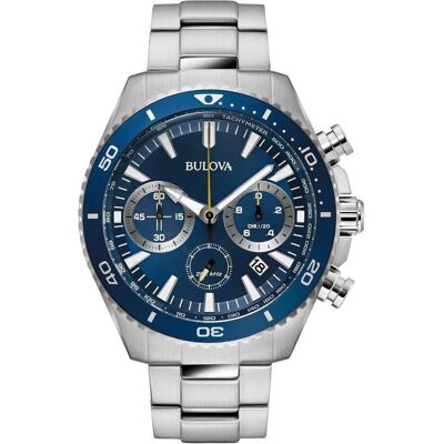 Bulova, Montre, Marine Star, Argent, (45 mm) Bulova, Montre, Marine Star, Argent, (45 mm)