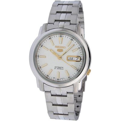 Seiko Montre, 5 - SNKL77K1, Gris, Argent, (Horloge analogique, 38 mm) Seiko Montre, 5 - SNKL77K1, Gris, Argent, (Horloge analogique, 38 mm)