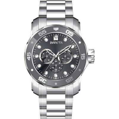 Invicta Montre, Pro Diver - 45723, Gris, Argent, (Horloge analogique, 48 mm) Invicta Montre, Pro Diver - 45723, Gris, Argent, (Horloge analogique, 48 mm)