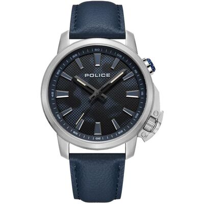 Police, Montre, cavalier, Turquoise, Bleu, (Horloge analogique, 44 mm) Police, Montre, cavalier, Turquoise, Bleu, (Horloge analogique, 44 mm)