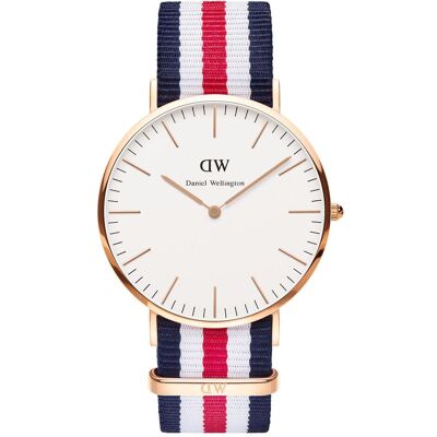 Daniel Wellington, Montre, Cantorbéry, Rose, (Horloge analogique, 40 mm) Daniel Wellington, Montre, Cantorbéry, Rose, (Horloge analogique, 40 mm)