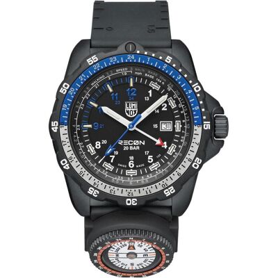 Luminox, Montre, RECON NAV SPC 8830 SERIES, Noir, Orange, Vert, (Horloge analogique, Swiss Made, 46 mm) Luminox, Montre, RECON NAV SPC 8830 SERIES, Noir, Orange, Vert, (Horloge analogique, Swiss Made, 46 mm)